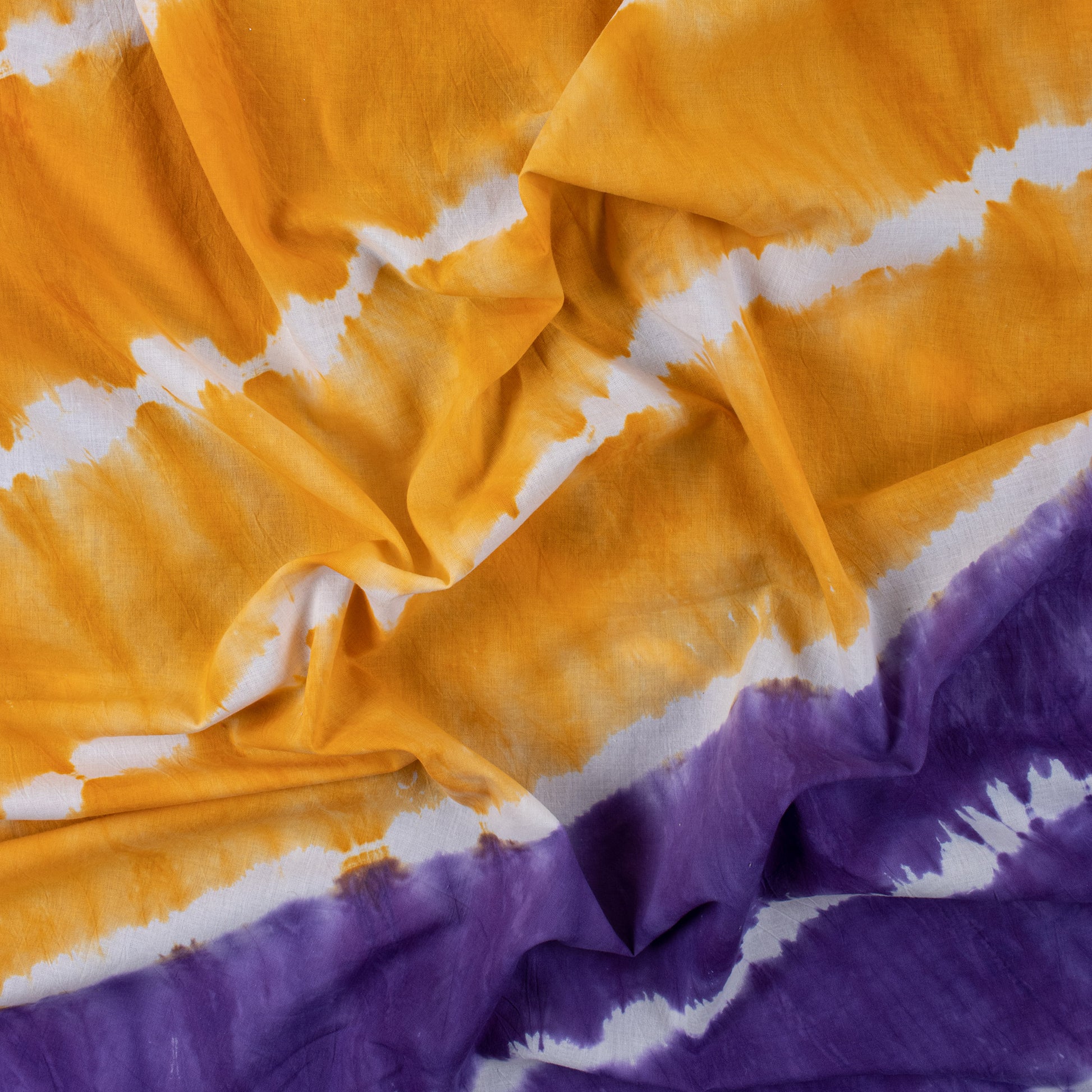 Yellow Tie Dye Fabric