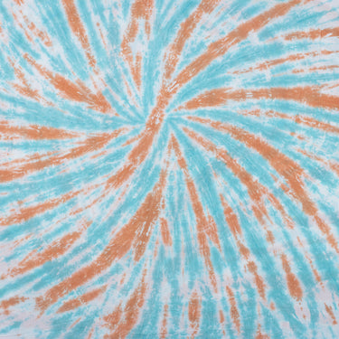 Multicolor Tie And Dye Dress Cotton Fabric