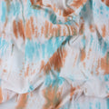 Multicolor Tie And Dye Dresses Fabric