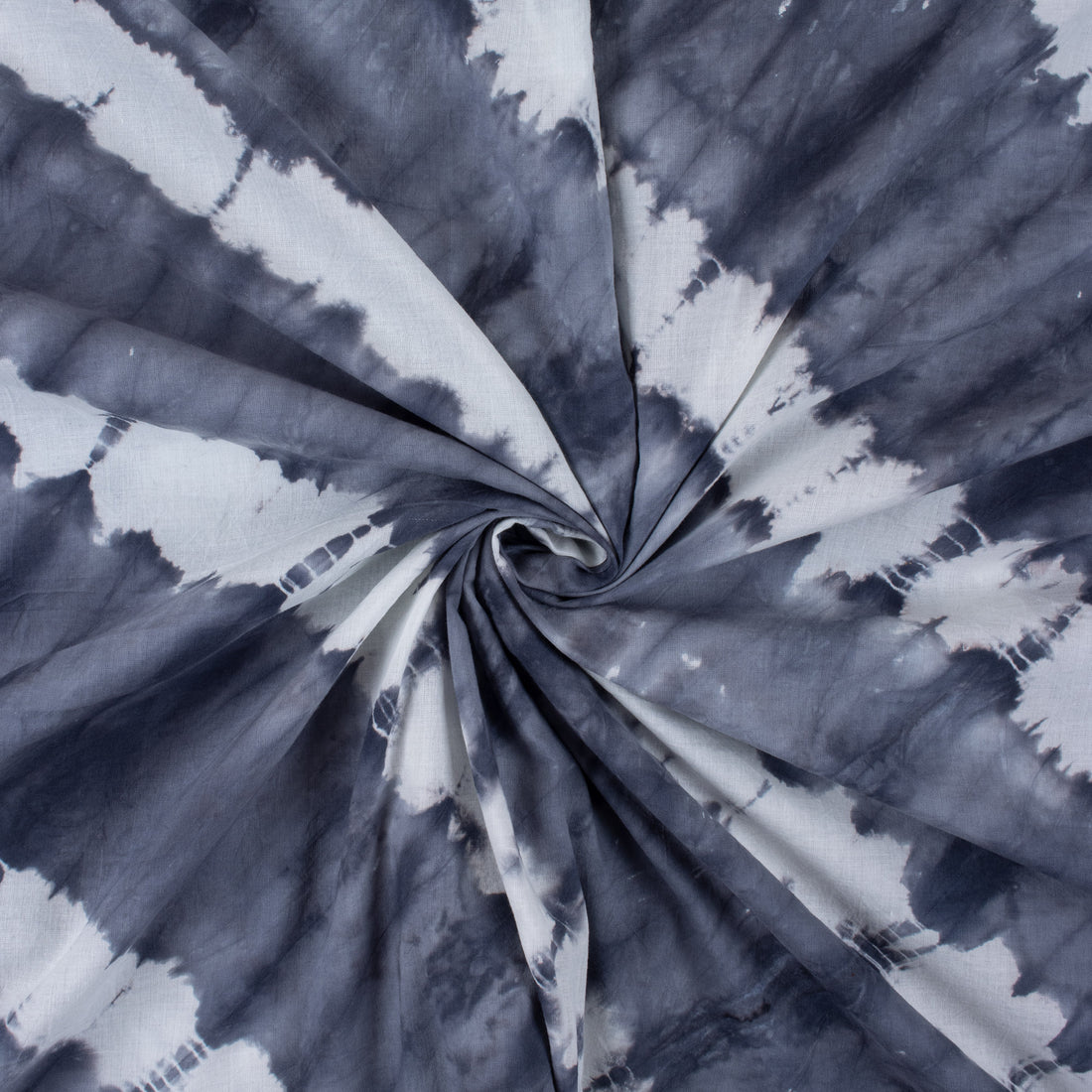 Black Tie Dye Cotton Fabric