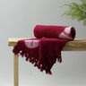 Red Tie Dye Sofa Throw Blankets For Home Decor Online