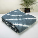 Blue Tie Dye Luxury Soft Cotton Jaipuri Razai Double Bed