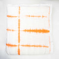 Orange Stripes Tie Dye Cotton Jaipuri Razai Best Prices Online