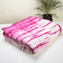 Red Rose Tie Dye Cotton Jaipuri Razai For Heavy Winter