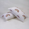 Rainbow Hand Block Printed Quilted Kantha Pillowcase