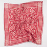 Red Cotton Hand Block Print Bandana For Women & Men