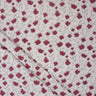 Red Floral Cotton Kashish Dabu Running Fabric
