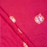Red Polkas Dots Tie Dye Shibori Cotton Fabric