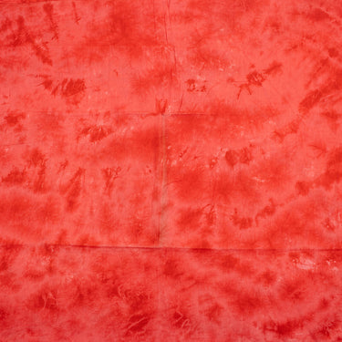 Red Tie Dye Shibori Pure Cotton Fabric