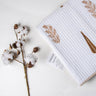 Reversible Brown Leaf Printed Cotton Soft Baby Blankets