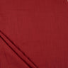Rosewood Red Flowy Plain Cotton Slub Fabric for Mens's Clothing