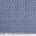 Ikat Indigo Blue Block Print Cotton Beachwear Sarong Wrap