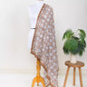 Handmade Block Print Wrap for Beach