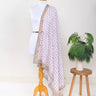 Handmade Indian Cotton with Delicate Floral Motifs
