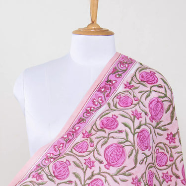 Elegant Floral Hand Block Print
