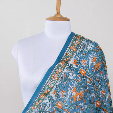 Floral Hand Block Print Cotton 