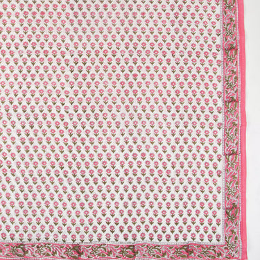 Floral Hand Block Printed Cotton Women Sarong