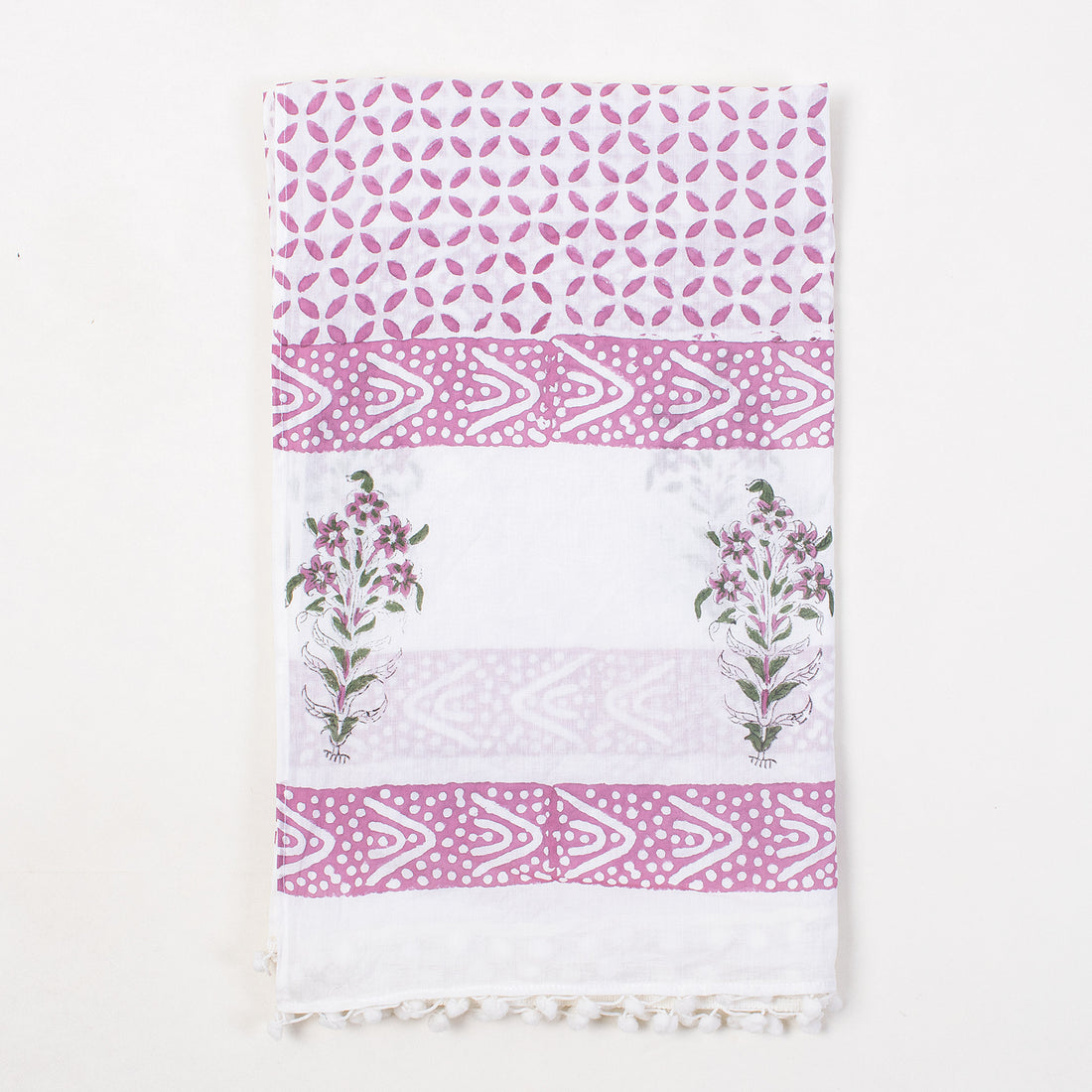 Beautiful Floral Block Printed Soft Cotton Hot Swimwear Pareos