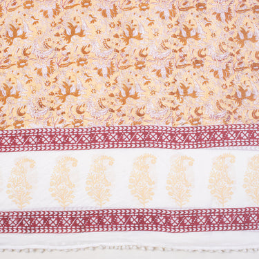 Swimwear Floral Block Printed Soft Cotton Pareos