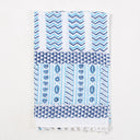 Zig Zag Block Printed Soft Cotton Sexy Swimwear Sarong Online