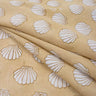 Sea Cell Hand Block Printed Cotton Dress Making Fabric