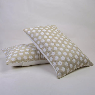 Sea Cell Organic Cotton Kantha Quilted Pillow Cover