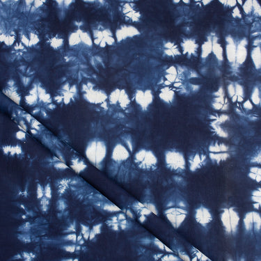 Shibori Handmade Tie And Dye Fabric For Kurti