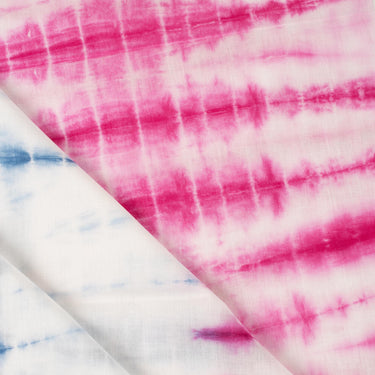 Shibori Tie Dye Bandhani Cotton Fabric for Dress Material