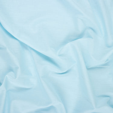 Sky Blue Cotton Dyed Solid Fabric