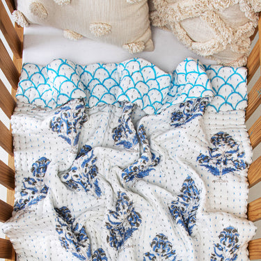 Sky Blue Newborn Baby Blanket