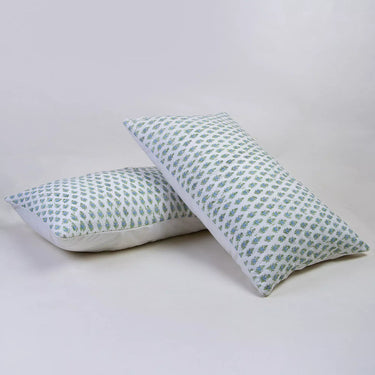 Soft Handmade Printed Cotton Kantha Quilted Pillow Cover