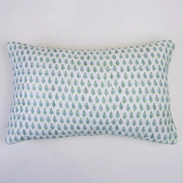 Soft Handmade Printed Cotton Kantha Quilted Pillow Cover