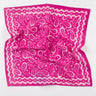 Soft Pink Hand Block Print Cotton Bandana for Women