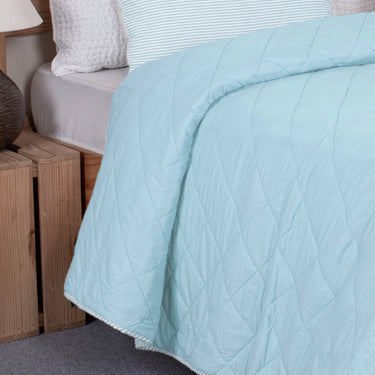 Soft Reversible Machine Cotton Quilt Blanket