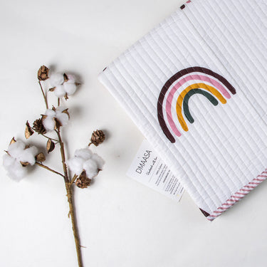 Softest Organic Cotton Baby Quilt Blanket