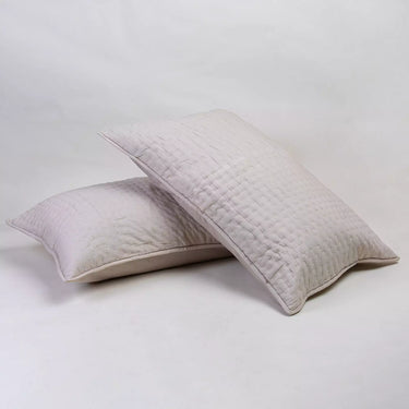 Softest Solid Peach Kantha Quilted 100% Cotton Protector