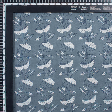 Stylish Dabu Kashish Floral Hand Block Printed Cotton Fabric