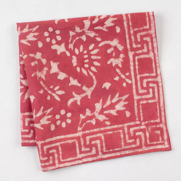 Stylish Hand Block Printed Cotton Bandana for Head Wrap
