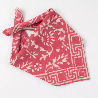 Stylish Hand Block Printed Cotton Bandana for Head Wrap