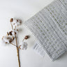 Sustainable Green Striped Block Printed Quilt Blanket