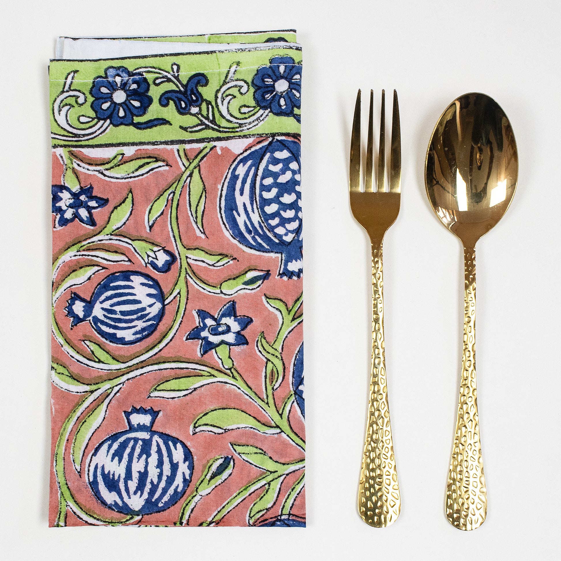 Best Napkins Premium Hand Block Floral Print Reusable Online