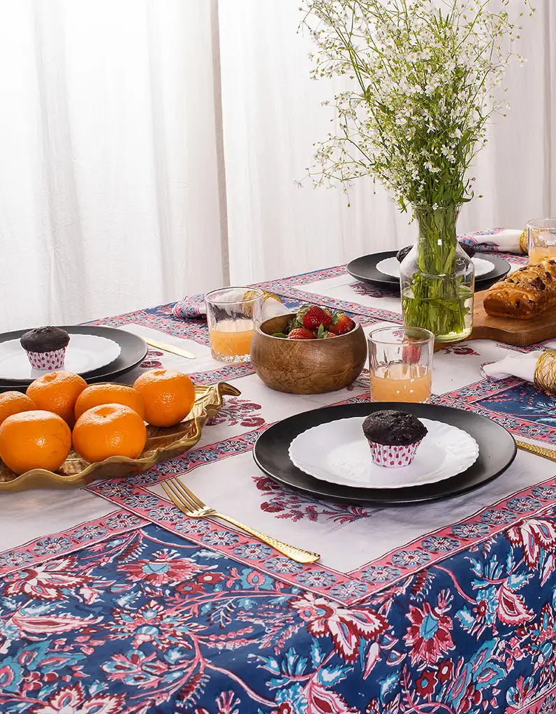 Hand Block Printed Dining Set