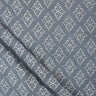 Teal Floral Dabu Kashish Hand Block Print Fabric