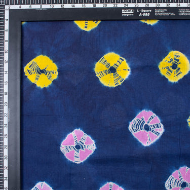 Tie Dye Shibori Polkas Dot Cotton Fabric