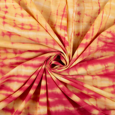 Tie and Dye Organic Cotton Fabric for Dress Material Online