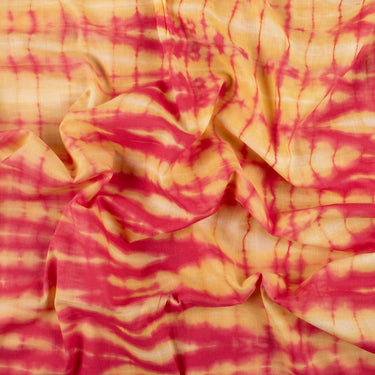 Tie and Dye Organic Cotton Fabric for Dress Material Online