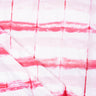Tie and Dye Shibori Red Stripe Cotton Fabric