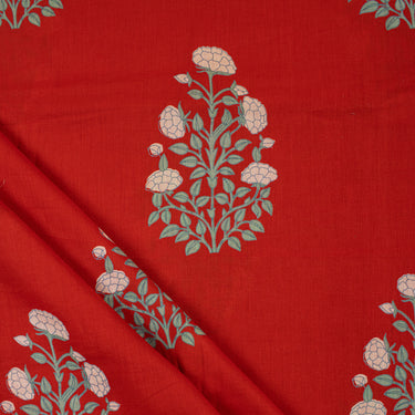 Top Boota Hand Block Printed Cotton Fabric