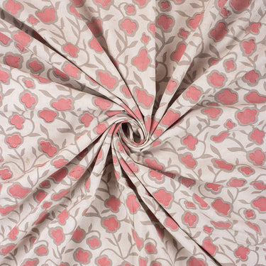 Trendy Cotton Hand Block Printed Dabu Kashish Fabric
