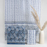Blue Cotton Suits For Women With Chanderi Dupatta Online